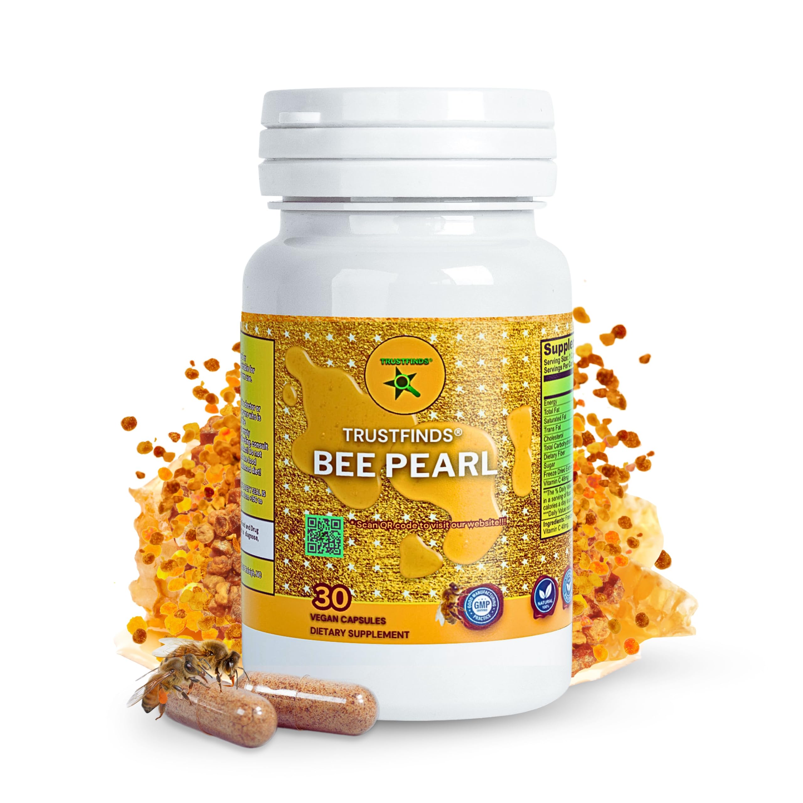 Amazon.com: TrustFinds Bee Pearls - Natural Immunity & Vitality